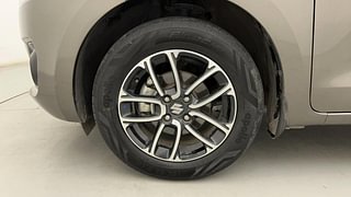 Used 2022 Maruti Suzuki Swift ZXI Plus AMT Petrol Automatic tyres LEFT FRONT TYRE RIM VIEW