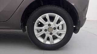 Used 2017 Tata Tiago [2016-2020] Revotron XZA AMT Petrol Automatic tyres LEFT REAR TYRE RIM VIEW