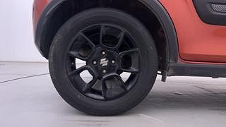 Used 2022 Maruti Suzuki Ignis Alpha AMT Petrol Dual Tone Petrol Automatic tyres RIGHT REAR TYRE RIM VIEW