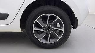 Used 2017 Hyundai Grand i10 [2017-2020] Sportz AT 1.2 Kappa VTVT Petrol Automatic tyres LEFT REAR TYRE RIM VIEW