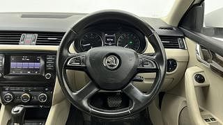 Used 2015 Skoda Octavia [2013-2017] Elegance 1.8 TSI AT Petrol Automatic interior STEERING VIEW