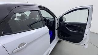Used 2017 Ford Figo [2015-2019] Titanium 1.2 Ti-VCT Petrol Manual interior RIGHT FRONT DOOR OPEN VIEW