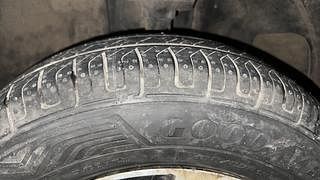 Used 2018 Datsun Redi-GO [2015-2019] A Petrol Manual tyres LEFT FRONT TYRE TREAD VIEW