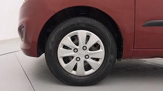 Used 2012 Hyundai i10 [2010-2016] Magna Petrol Petrol Manual tyres LEFT FRONT TYRE RIM VIEW