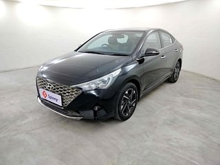 Used 2021 Hyundai Verna SX Opt Petrol Petrol Manual exterior LEFT FRONT CORNER VIEW