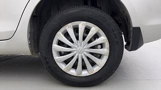 Used 2015 Maruti Suzuki Swift Dzire VXI Petrol Manual tyres LEFT REAR TYRE RIM VIEW