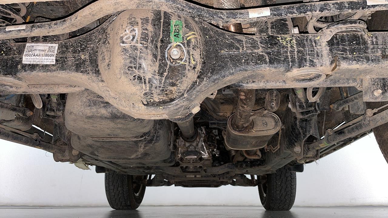 Used 2023 Mahindra Thar LX Hard Top Petrol AT RWD Petrol Automatic extra REAR UNDERBODY VIEW (TAKEN FROM REAR)