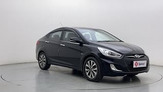 Used 2014 Hyundai Verna [2011-2015] Fluidic 1.6 CRDi SX Opt AT Diesel Automatic exterior RIGHT FRONT CORNER VIEW
