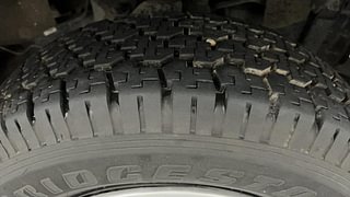 Used 2022 Mahindra Bolero B6 (O) Diesel Manual tyres RIGHT FRONT TYRE TREAD VIEW