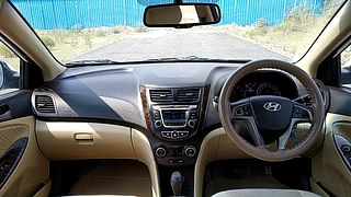 Used 2016 Hyundai Fluidic Verna 4S [2015-2017] 1.6 VTVT S (O) AT Petrol Automatic interior DASHBOARD VIEW