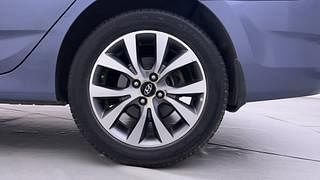 Used 2013 Hyundai Verna [2011-2015] Fluidic 1.6 CRDi SX Opt Diesel Manual tyres LEFT REAR TYRE RIM VIEW