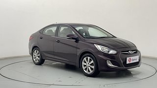 Used 2011 Hyundai Verna [2011-2015] Fluidic 1.6 VTVT SX Petrol Manual exterior RIGHT FRONT CORNER VIEW