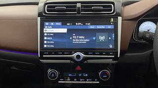 Used 2022 Hyundai Alcazar Platinum 7 STR 1.5 Diesel MT Diesel Manual interior MUSIC SYSTEM & AC CONTROL VIEW