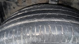 Used 2020 Maruti Suzuki Vitara Brezza [2020-2022] ZXI AT Petrol Automatic tyres LEFT FRONT TYRE TREAD VIEW