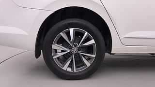 Used 2022 Skoda Slavia Style 1.5L TSI MT Petrol Manual tyres RIGHT REAR TYRE RIM VIEW