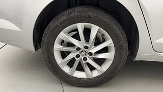 Used 2022 Skoda Slavia Ambition 1.0L TSI MT Petrol Manual tyres RIGHT REAR TYRE RIM VIEW