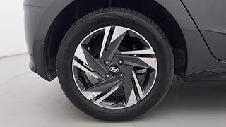 Used 2023 Hyundai New i20 Asta 1.2 MT Petrol Manual tyres RIGHT REAR TYRE RIM VIEW