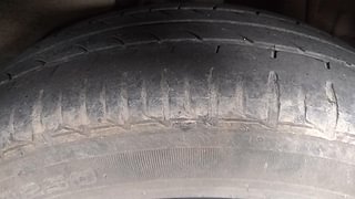 Used 2012 Tata Indica Vista VX Quadrajet 75 Diesel Manual tyres LEFT REAR TYRE TREAD VIEW