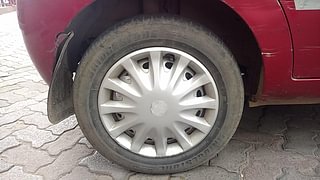 Used 2012 Tata Indica Vista VX Quadrajet 75 Diesel Manual tyres RIGHT REAR TYRE RIM VIEW