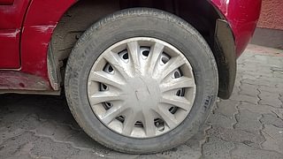 Used 2012 Tata Indica Vista VX Quadrajet 75 Diesel Manual tyres LEFT REAR TYRE RIM VIEW