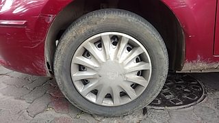 Used 2012 Tata Indica Vista VX Quadrajet 75 Diesel Manual tyres LEFT FRONT TYRE RIM VIEW